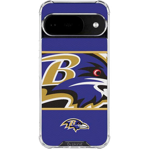 NFL Baltimore Ravens Zone Block Google Pixel 10 Clear Case